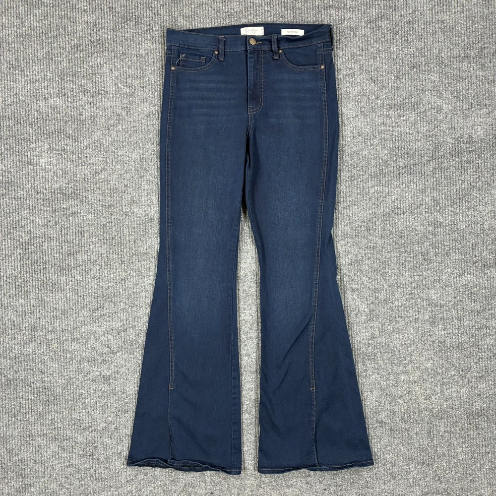 Jessica‎ Simpson High Rise Flare Jeans Womens 10/30 Denim Stretch Bratz Retro